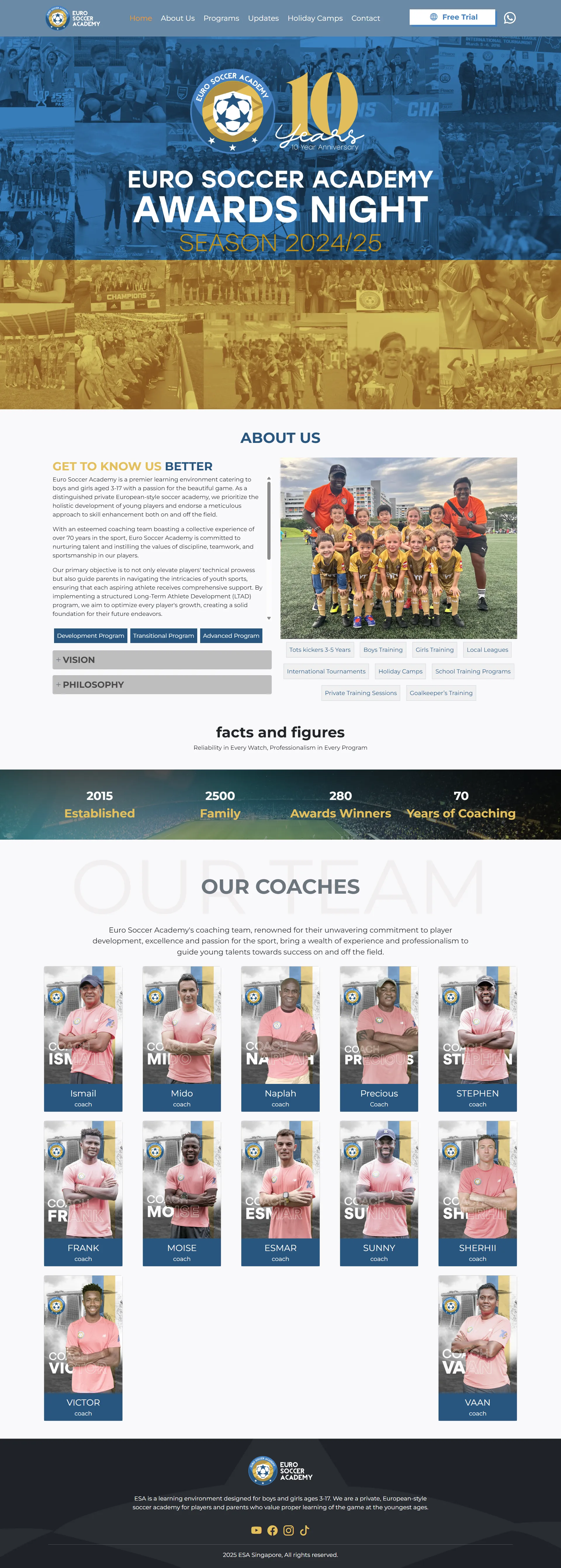 مشروع Euro Soccer Academy